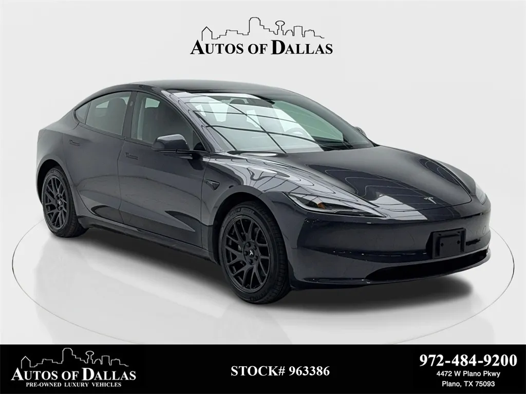 Gray 2025 Tesla Model 3 Long Range NAV,CAM,PANO,HTD STS,BLIND SPOT for sale in Plano, TX
