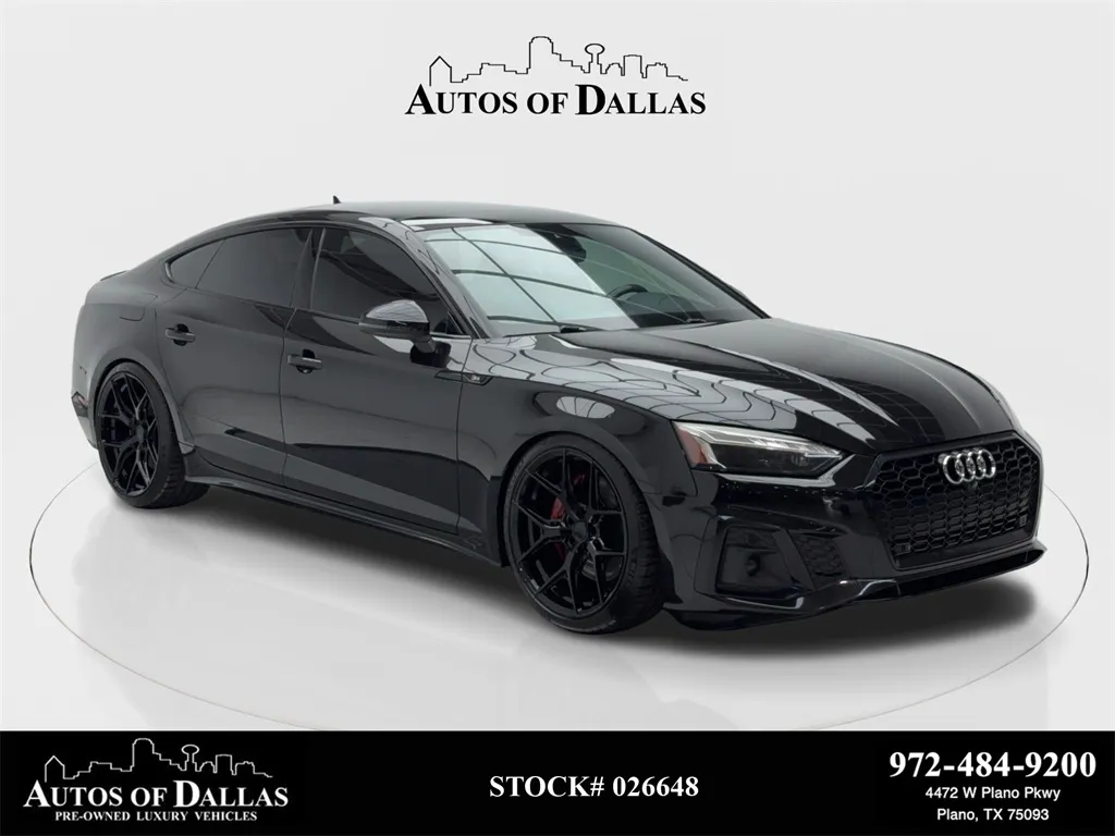 2021 Audi S5 Sportback Premium Plus CAM,PANO,HTD STS,BLIND SPOT,20" WLS for sale in Plano, TX