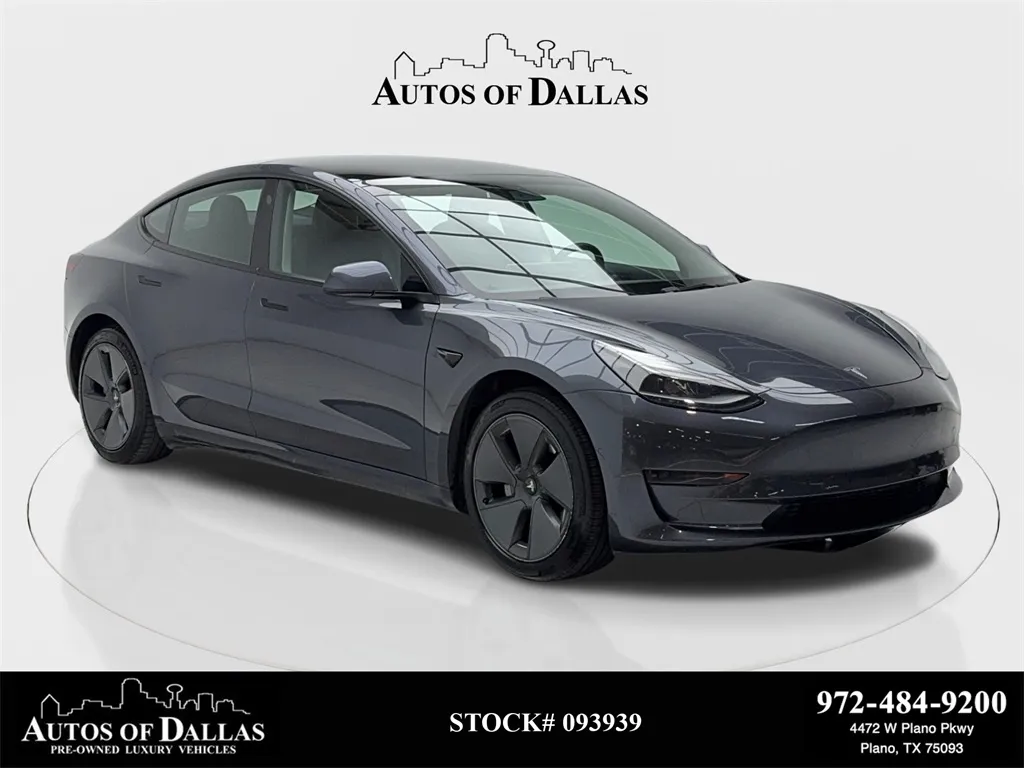 2021 Tesla Model 3 Standard Range Plus NAV,CAM,PANO,HTD STS,BLIND SPO