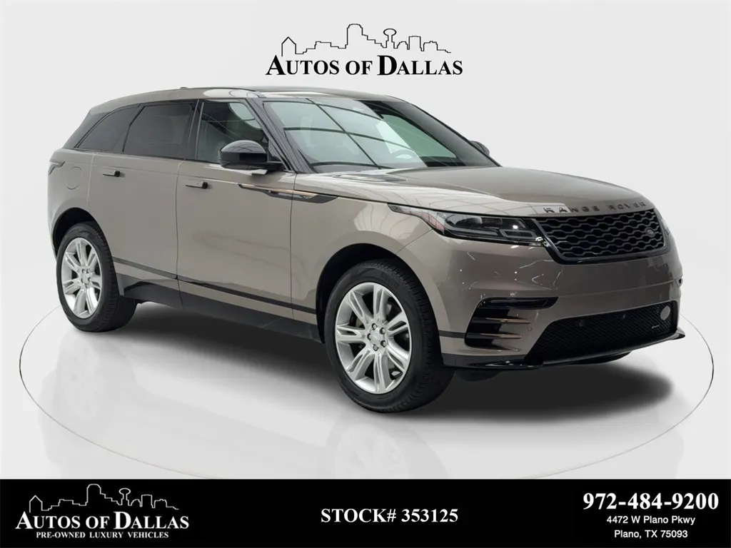 Gold 2023 Land Rover Range Rover Velar R-Dynamic S NAV,CAM,PANO,HTD STS,BLIND SPOT for sale in Plano, TX