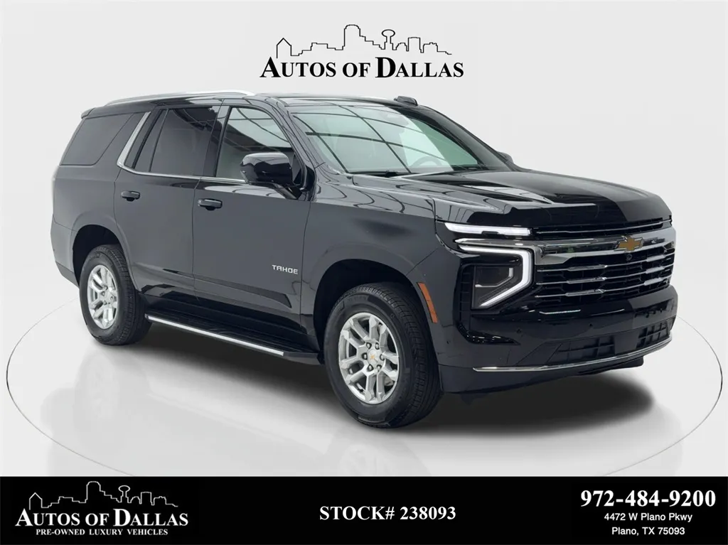 2025 Chevrolet Tahoe LT NAV,CAM,HTD STS,BLIND SPOT,3RD ROW for sale in Plano, TX