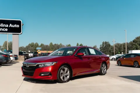Red 2019 HONDA ACCORD EX for sale in Forest City, NC