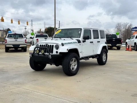 White 2012 JEEP WRANGLER UNLIMI RUBICON for sale in Forest City, NC