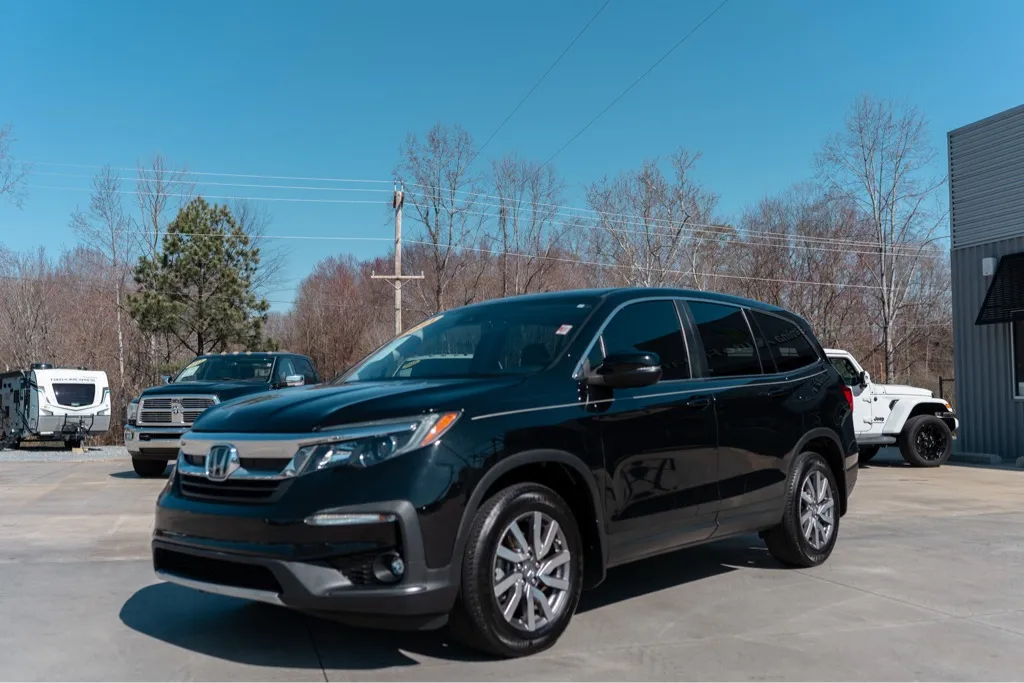 Black 2021 HONDA PILOT EXL for sale in Forest City, NC