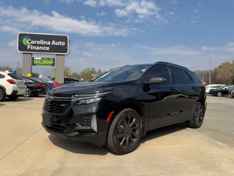 Black 2023 CHEVROLET EQUINOX RS for sale in Forest City, NC