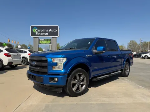 Blue 2017 FORD F-150 SUPERCREW for sale in Forest City, NC