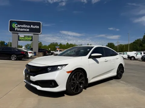 White 2021 HONDA CIVIC SPORT for sale in Forest City, NC