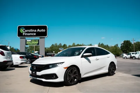 White 2021 HONDA CIVIC SPORT for sale in Forest City, NC