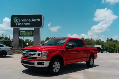 Red 2020 FORD F-150 SUPERCREW XLT for sale in Forest City, NC