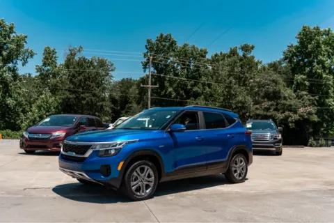 Blue 2021 KIA SELTOS for sale in Forest City, NC