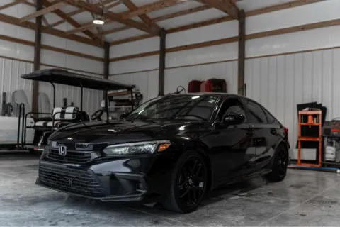 Black 2022 HONDA CIVIC SPORT for sale in Forest City, NC