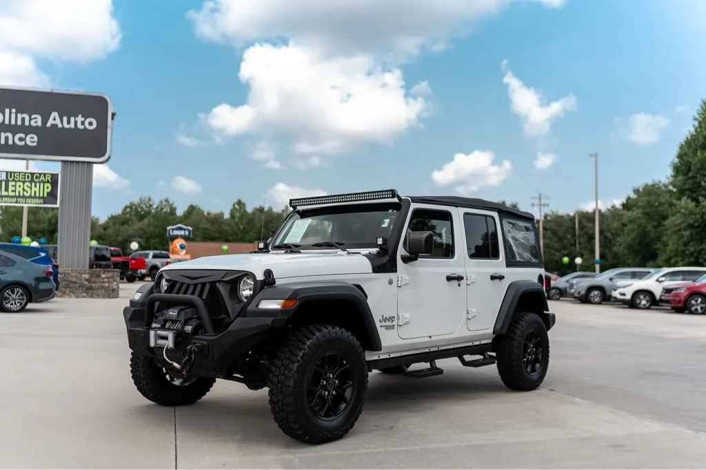 White 2018 JEEP WRANGLER UNLIMI SPORT for sale in Forest City, NC