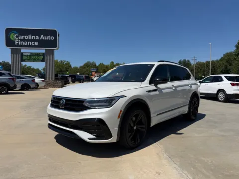 White 2023 VOLKSWAGEN TIGUAN SE R-LINE BLACK for sale in Forest City, NC