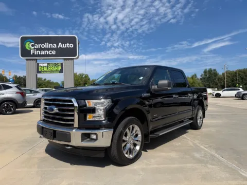 Black 2017 FORD F-150 SUPERCREW for sale in Forest City, NC