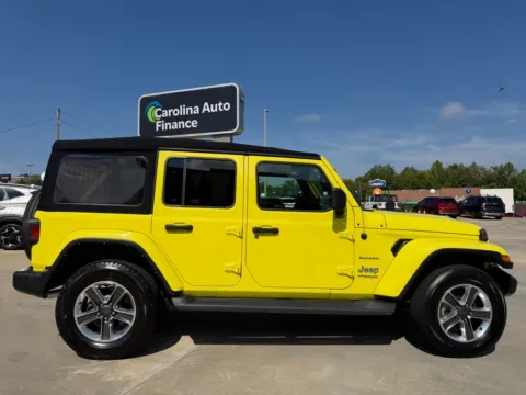 Another view of 2022 JEEP WRANGLER UNLIMI SAHARA for sale in Forest City, NC at Carolina Auto Finance