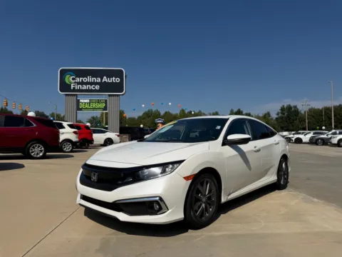 White 2020 HONDA CIVIC EX for sale in Forest City, NC
