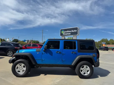Another view of 2016 JEEP WRANGLER UNLIMI SPORT for sale in Forest City, NC at Carolina Auto Finance