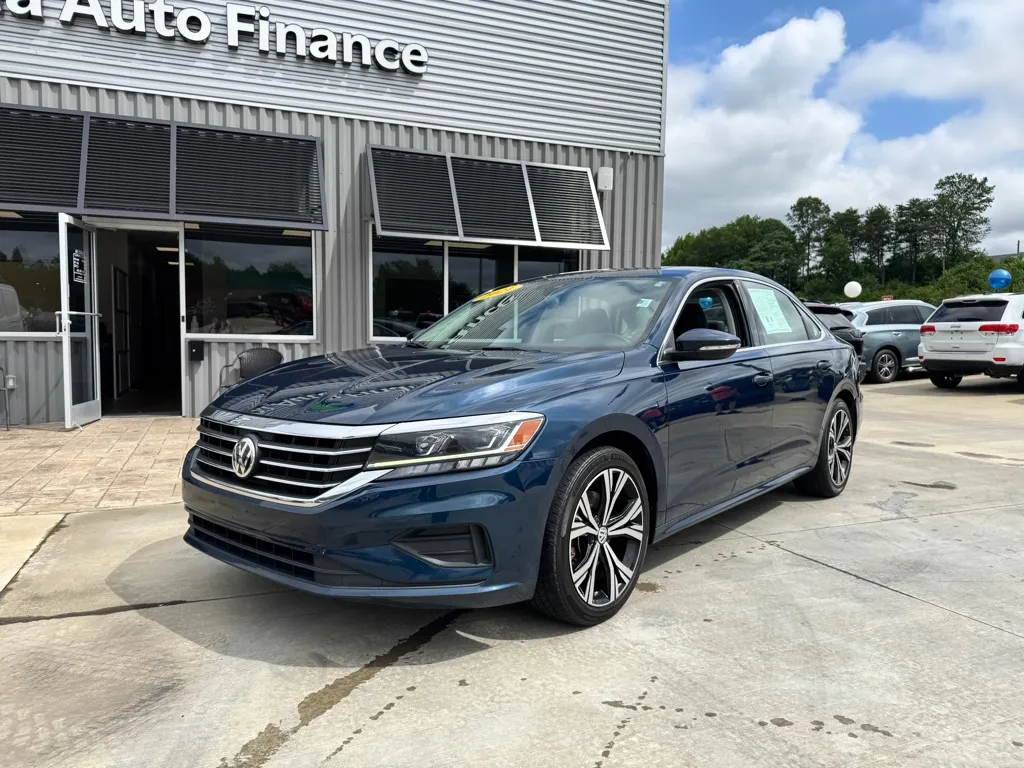 Blue 2021 VOLKSWAGEN PASSAT SE for sale in Forest City, NC