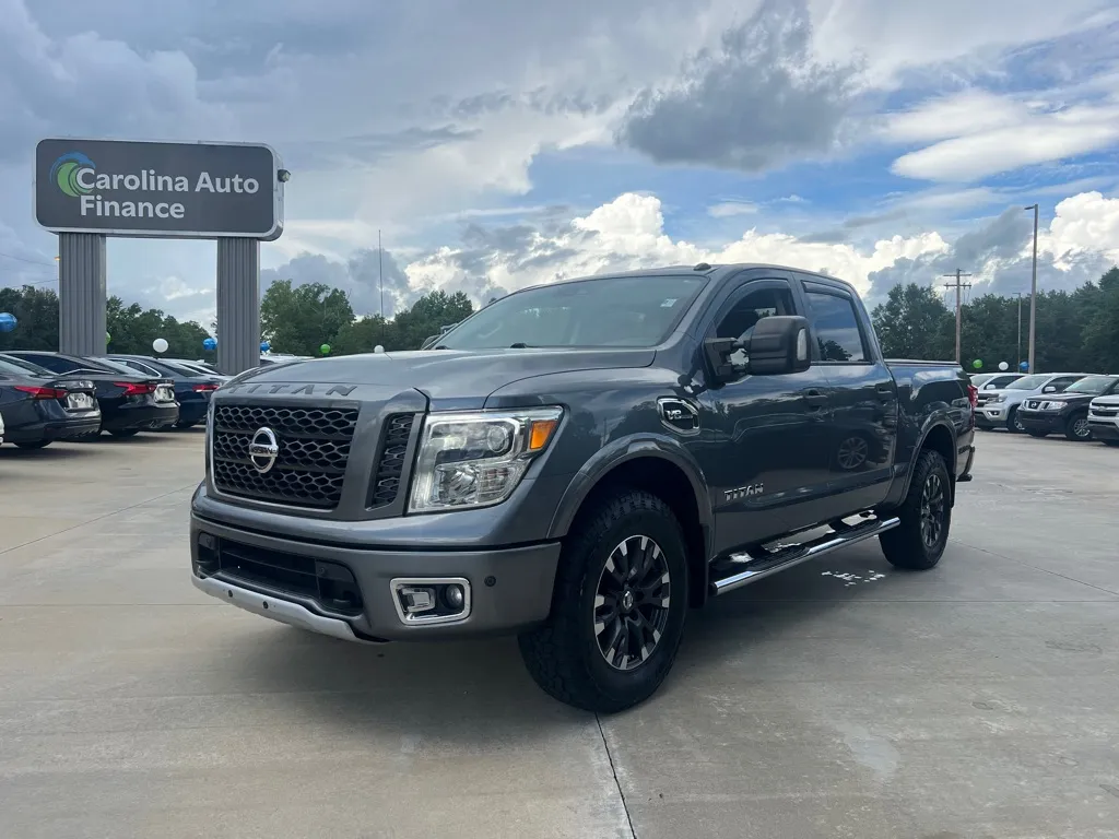 Gray 2017 NISSAN TITAN PRO-4X for sale in Forest City, NC
