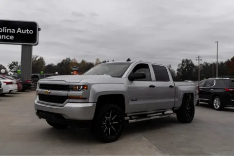 Silver 2018 CHEVROLET SILVERADO 1500 CUSTOM for sale in Forest City, NC