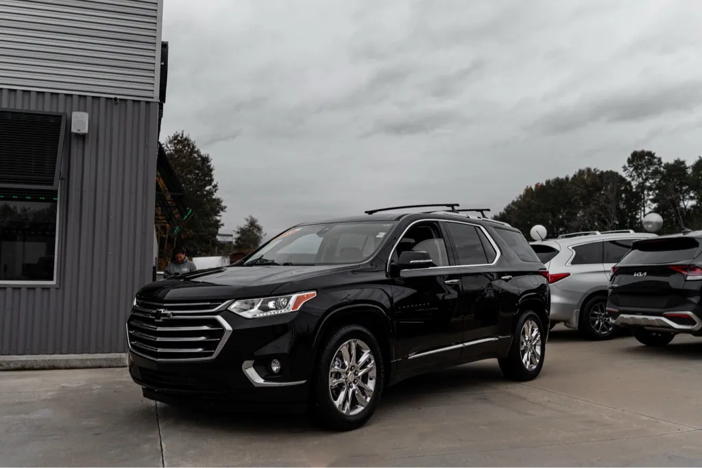 Black 2018 CHEVROLET TRAVERSE HIGH COUNTRY for sale in Forest City, NC