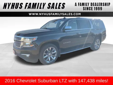 Black 2016 Chevrolet Suburban LTZ for sale in Perham, MN
