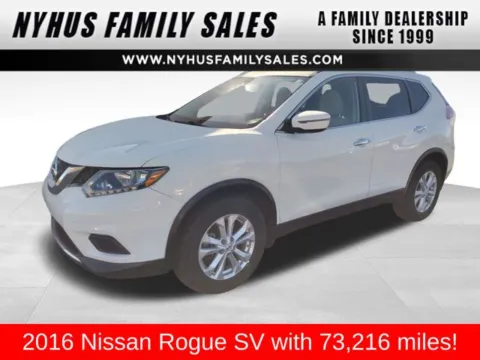 White 2016 Nissan Rogue SV for sale in Perham, MN