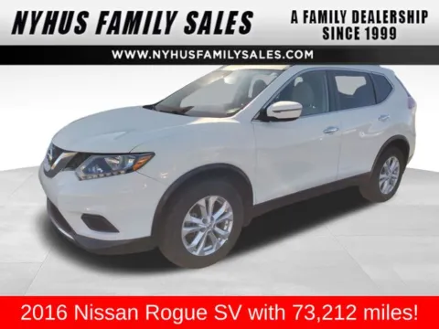 White 2016 Nissan Rogue SV for sale in Perham, MN