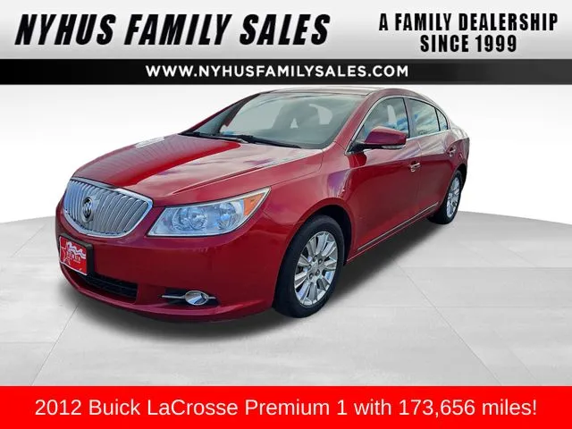 Red 2012 Buick LaCrosse Premium I Group for sale in Perham, MN