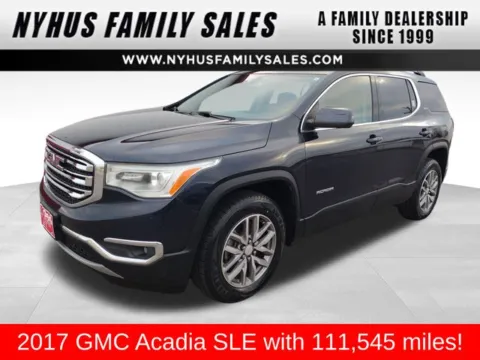 Blue 2017 GMC Acadia SLE-2 for sale in Perham, MN