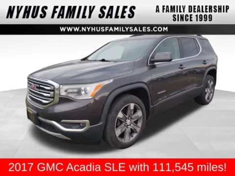 Blue 2017 GMC Acadia SLE-2 for sale in Perham, MN