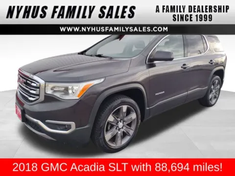 Gray 2018 GMC Acadia SLT-2 for sale in Perham, MN