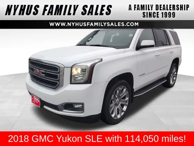 White 2018 GMC Yukon SLE for sale in Perham, MN