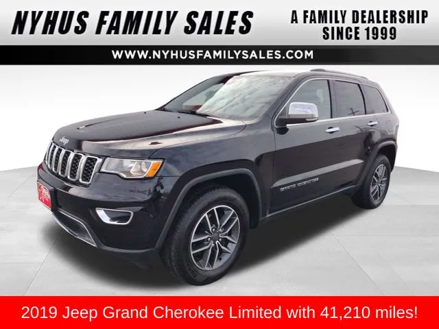 Black 2019 Jeep Grand Cherokee Limited for sale in Perham, MN