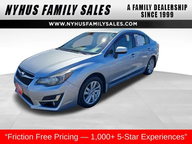 Silver 2015 Subaru Impreza 2.0i Premium for sale in Perham, MN