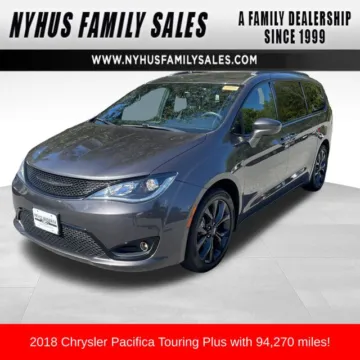 Gray 2018 Chrysler Pacifica Touring Plus for sale in Perham, MN