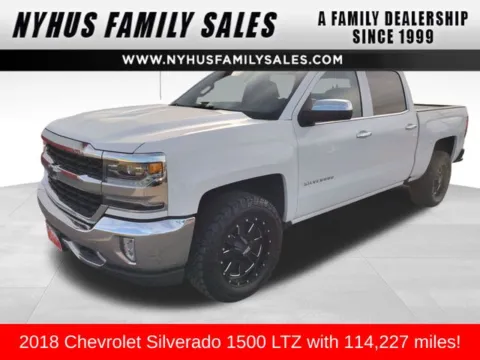 White 2018 Chevrolet Silverado 1500 LTZ for sale in Perham, MN