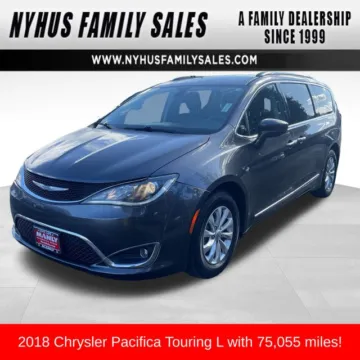 Gray 2018 Chrysler Pacifica Touring L for sale in Perham, MN