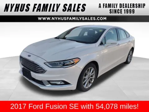White 2017 Ford Fusion SE for sale in Perham, MN