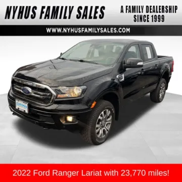 Black 2022 Ford Ranger Lariat for sale in Perham, MN