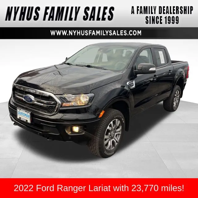 Black 2022 Ford Ranger Lariat for sale in Perham, MN