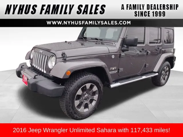 2016 Jeep Wrangler Unlimited Sahara