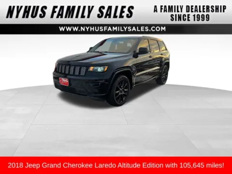 Black 2018 Jeep Grand Cherokee Altitude for sale in Perham, MN