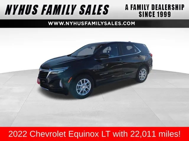 Black 2022 Chevrolet Equinox LT for sale in Perham, MN