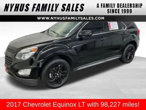 Black 2017 Chevrolet Equinox LT for sale in Perham, MN