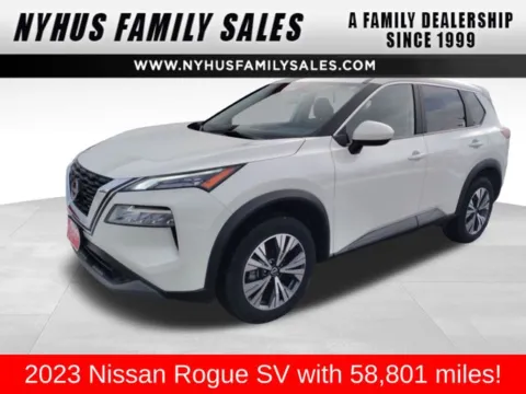 White 2023 Nissan Rogue SV for sale in Perham, MN