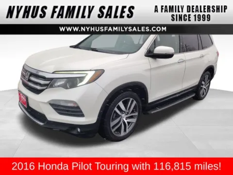 White 2016 Honda Pilot Touring for sale in Perham, MN