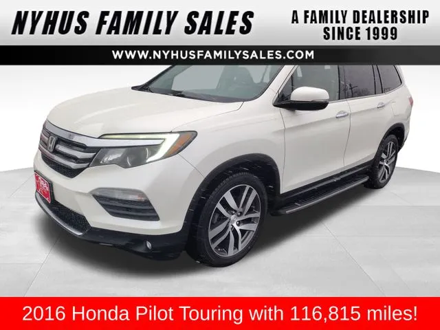 White 2016 Honda Pilot Touring for sale in Perham, MN