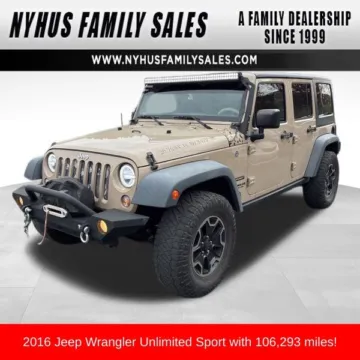 Unknown 2016 Jeep Wrangler Unlimited Sport for sale in Perham, MN