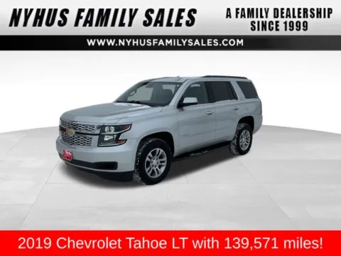 Silver 2019 Chevrolet Tahoe LT for sale in Perham, MN
